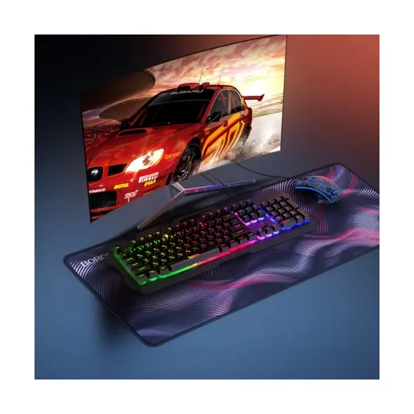 MR4_145006 Килимок для мишки borofone bg12 illustrious gaming mouse pad (800x300mm) кольровий 