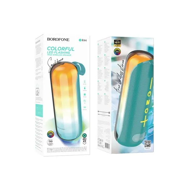 АКУСТИЧНА СИСТЕМА BOROFONE BR44 SOUND DANCE SPORTS BT SPEAKER ЗЕЛЕНИЙ