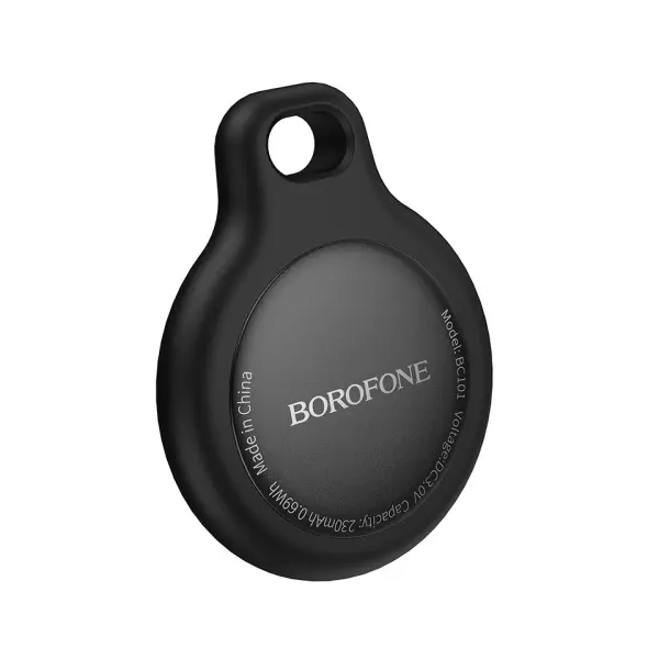 БРЕЛОК АНТИ-ВТРАТА BOROFONE BC101 EXQUISITE SMART POSITIONING, ЧОРНИЙ
