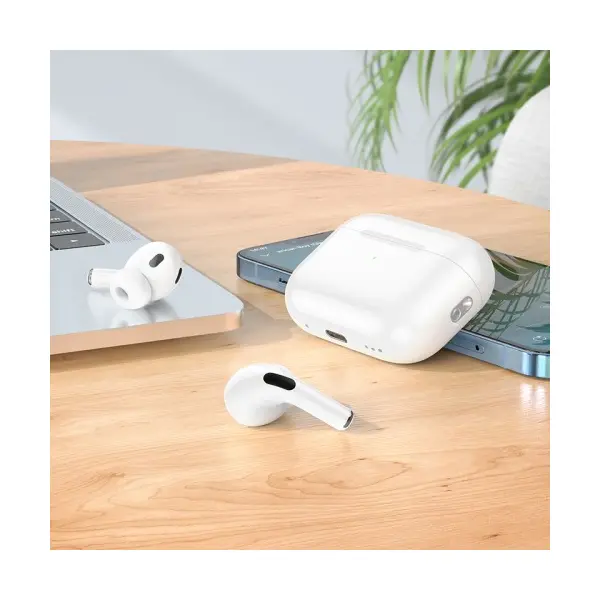 НАВУШНИКИ БЕЗДРОТОВІ BOROFONE BW92 TRUE WIRELESS STEREO HEADSET TWS, БІЛИЙ