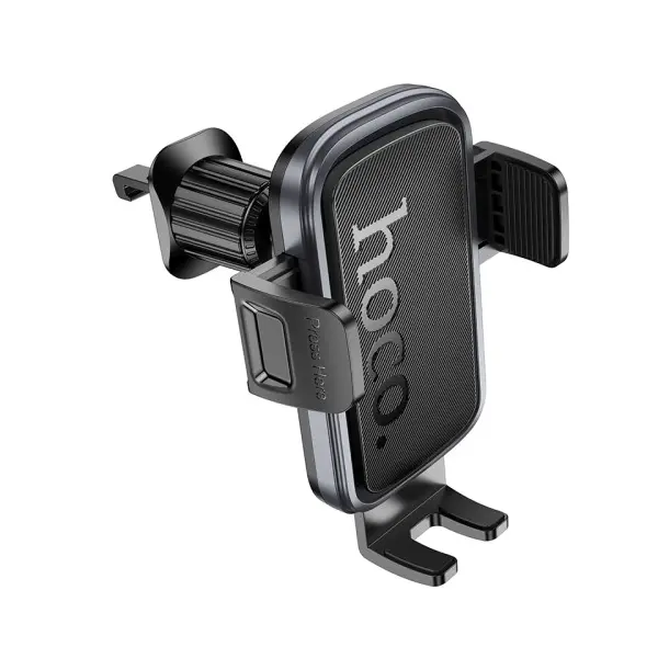 АВТОТРИМАЧ HOCO H78 VISTA PUSH-TYPE CAR HOLDER (AIR OUTLET), ЧОРНИЙ METAL, СІРИЙ