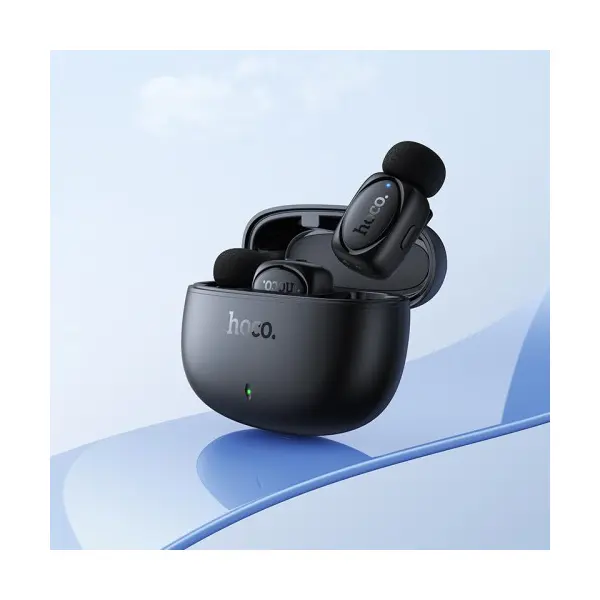 МІКРОФОН HOCO L19 GRACEFUL WIRELESS MICROPHONE (IP, TYPE-C), ЧОРНИЙ