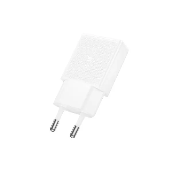 MR4_145310 Мережевий зарядний пристрій hoco n73 speed pd20w, qc3.0 ultra-thin charger (eu), білий HOCO