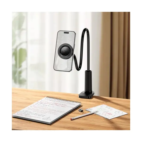 MR4_145311 Тримач настільний hoco hd13 mountain ring magnetic holder, чорний 