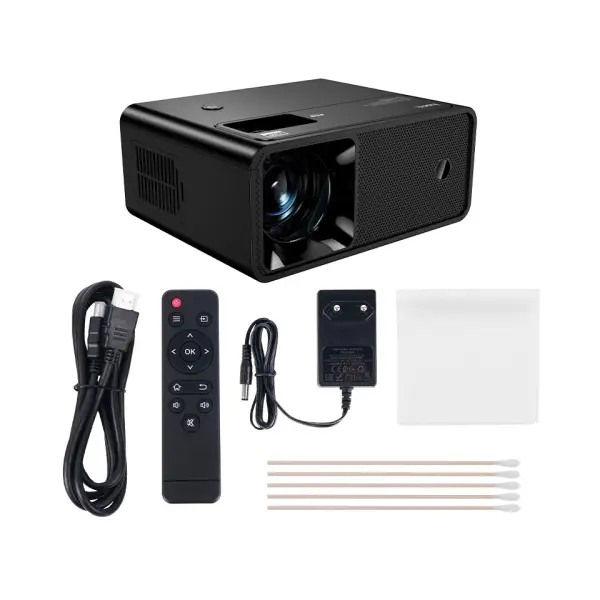 ВІДЕОПРОЄКТОР HOCO DT6 WIRELESS PROJECTOR (720P SAME SCREEN VERSION), (EU)
