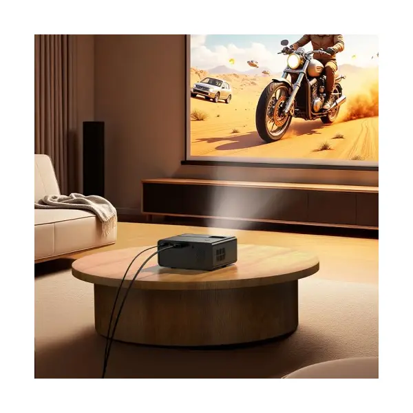 ВІДЕОПРОЄКТОР HOCO DT6 WIRELESS PROJECTOR (720P SAME SCREEN VERSION), (EU)