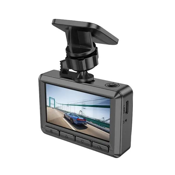 ВІДЕОРЕЄСТРАТОР HOCO DV3 DRIVING RECORDER WITH DISPLAY (DUAL-CHANNEL), ЧОРНИЙ