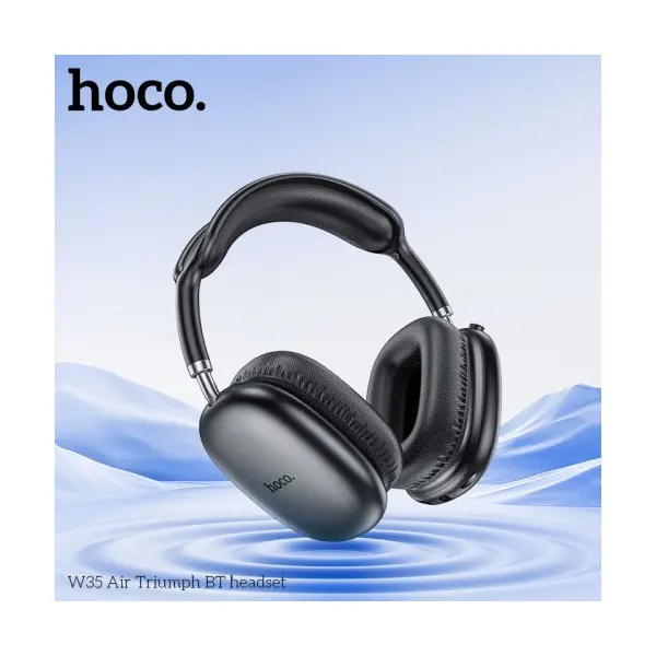 НАВУШНИКИ НАКЛАДНІ HOCO W35 AIR TRIUMPH BT HEADSET, ЧОРНИЙ