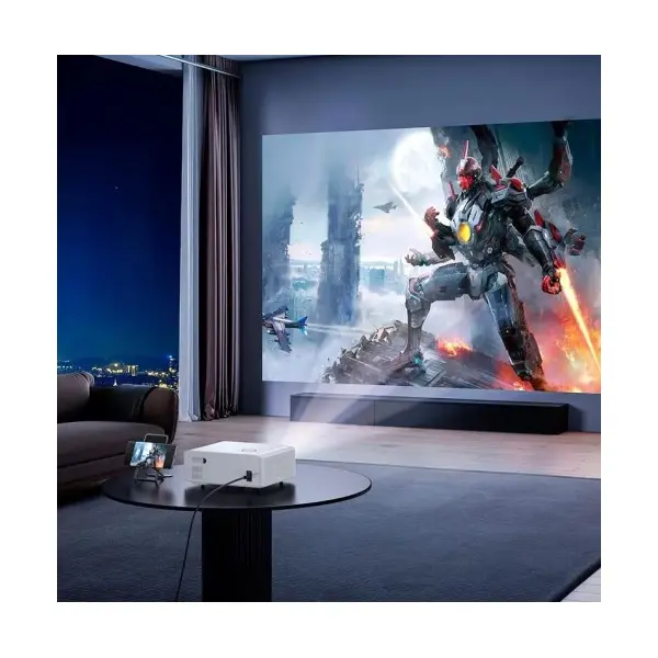 ВІДЕОПРОЄКТОР HOCO DT3 SMART ELECTRIC FOCUS PROJECTOR (1080P ANDROID VERSION), БІЛИЙ