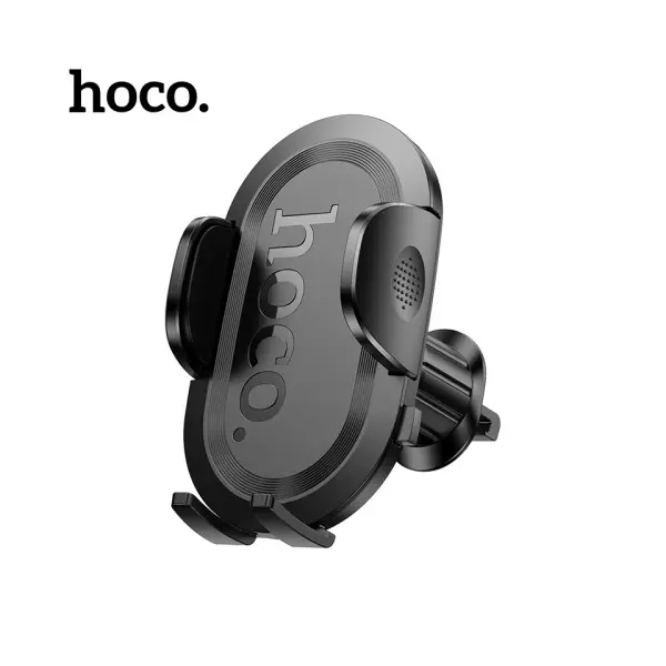 АВТОТРИМАЧ HOCO H53 BRUSCO ULTRA-THIN PUSH-TYPE CAR HOLDER (AIR OUTLET), ЧОРНИЙ