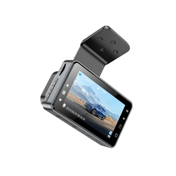 ВІДЕОРЕЄСТРАТОР HOCO DV9 3 SCREEN DRIVING RECORDER (720P), ЧОРНИЙ