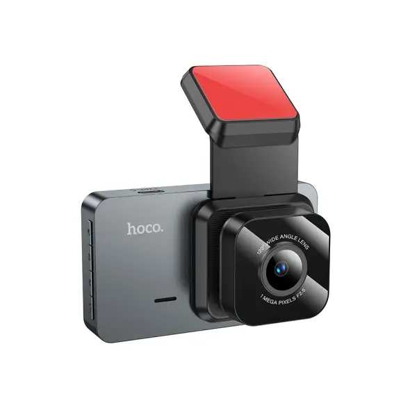 ВІДЕОРЕЄСТРАТОР HOCO DV9 3 SCREEN DRIVING RECORDER (720P), ЧОРНИЙ