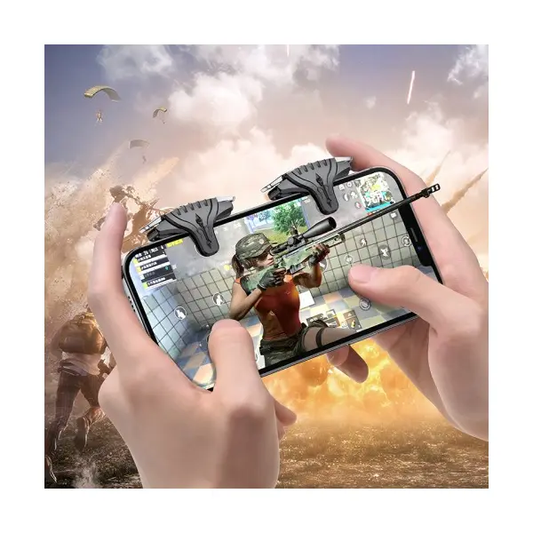 ТРИГЕРИ ІГРОВІ ДЛЯ СМАРТФОНА BOROFONE BG2 SPARTAN MOBILE GAME BUTTON, ЧОРНИЙ