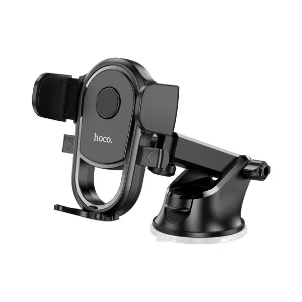 АВТОТРИМАЧ HOCO H5 INTEGRITY ONE-KEY CAR HOLDER (CENTER CONSOLE), ЧОРНИЙ