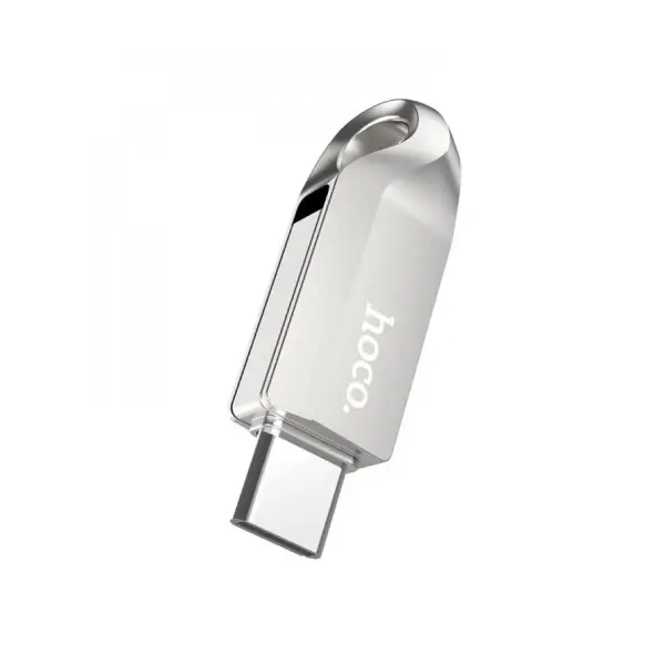 ФЛЕШ-НАКОПИЧУВАЧ USB-A, C HOCO UD8 SMART TYPE-C USB DRIVE 16GB, СІРИЙ
