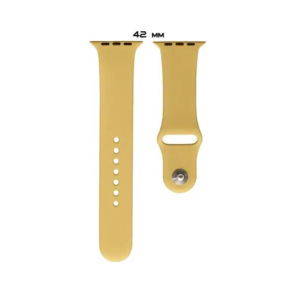 MR4_145392 Ремінець для apple watch silicone 42, 44mm m (28) gold 