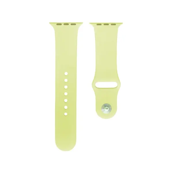 РЕМІНЕЦЬ ДЛЯ APPLE WATCH SILICONE 38, 40MM M (51) MELLOW ЖОВТИЙ