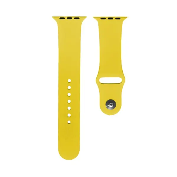 MR4_145402 Ремінець для apple watch silicone 42, 44mm m (55) canary жовтий 