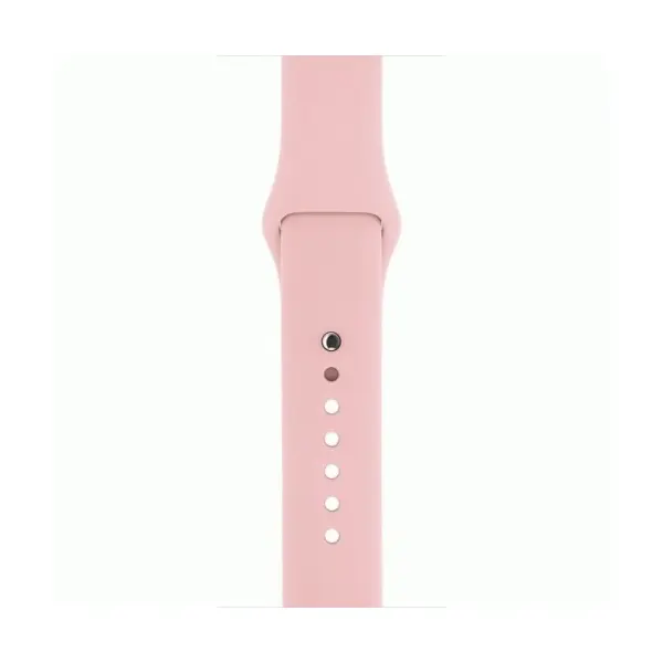 РЕМІНЕЦЬ ДЛЯ APPLE WATCH SILICONE 42, 44MM S (19) РОЖЕВИЙ SAND
