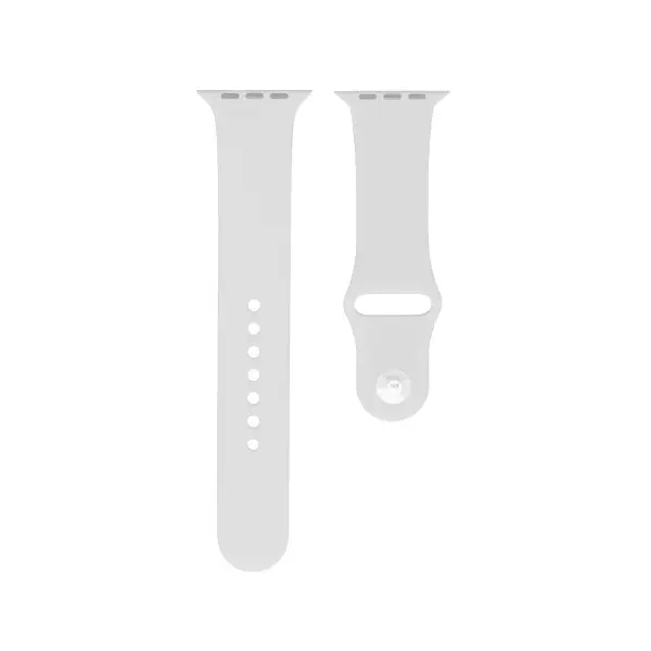 РЕМІНЕЦЬ ДЛЯ APPLE WATCH SILICONE 42, 44MM M (9), БІЛИЙ