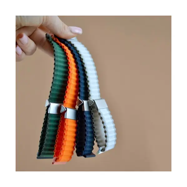 РЕМІНЕЦЬ NYLON OCEAN BAND 20MM, ЧОРНИЙ