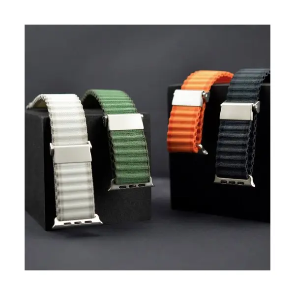 РЕМІНЕЦЬ NYLON OCEAN BAND ДЛЯ APPLE WATCH 38, 40, 41, ЧОРНИЙ