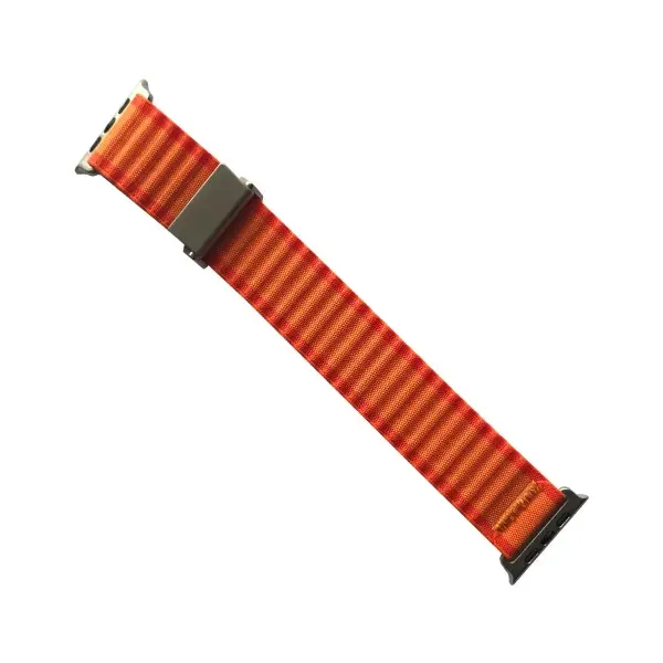 MR4_145530 Ремінець nylon ocean band для apple watch 42, 44, 45, 49 помаранчевий 