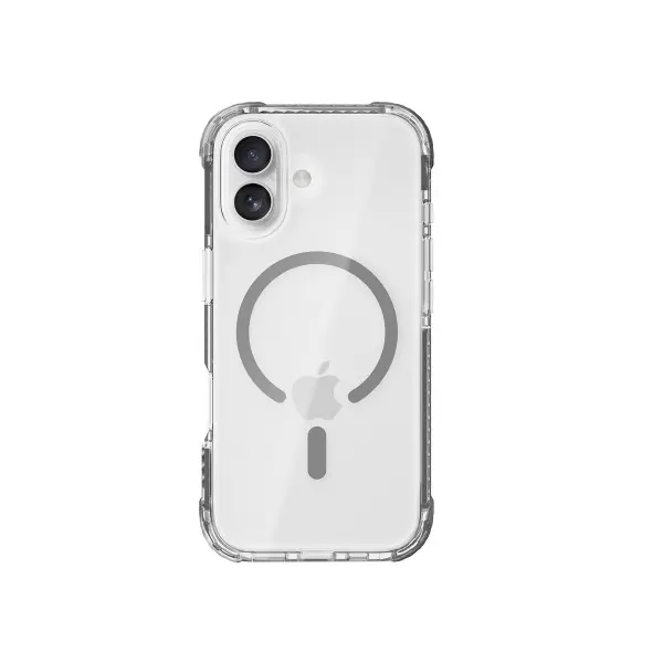 ЧОХОЛ ROCK CRYSTAL CLEAR ANTI-DROP MAGNETIC PROTECTION CASE ДЛЯ IPHONE 17 TRANSPARENT, ЧОРНИЙ
