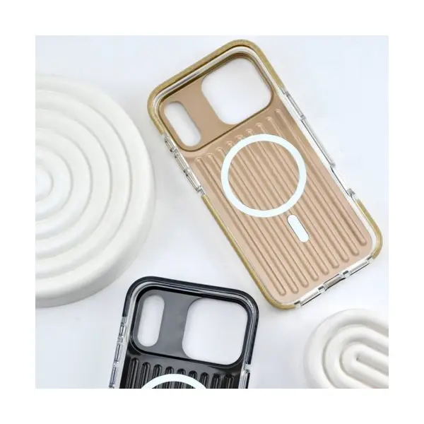 ЧОХОЛ ROCK IRIDESCENT MAGNETIC (ANTI-DROP LENS PROTECTION) ДЛЯ IPHONE 17 PRO MAX, СІРИЙ
