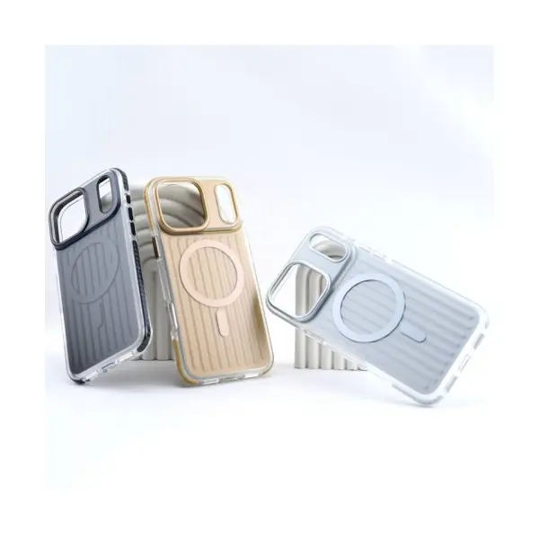 ЧОХОЛ ROCK IRIDESCENT MAGNETIC (ANTI-DROP LENS PROTECTION) ДЛЯ IPHONE 17 PRO, ЧОРНИЙ