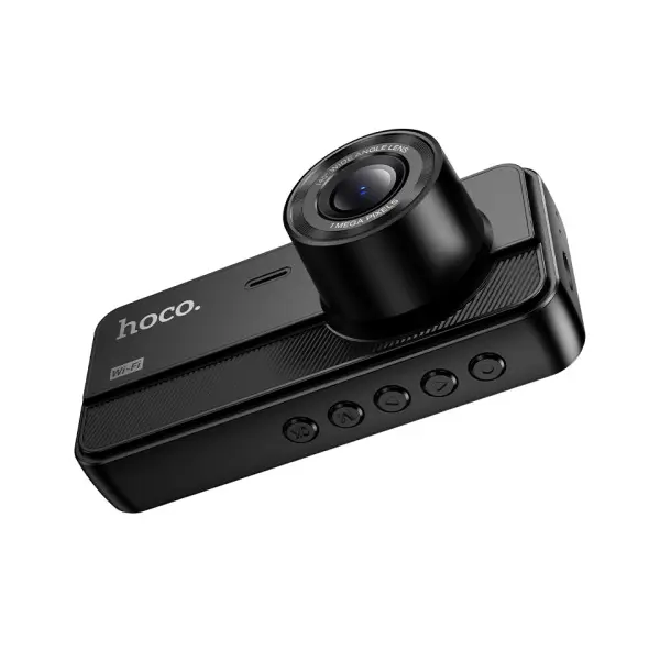ВІДЕОРЕЄСТРАТОР HOCO DV15 2 DISPLAY DRIVING RECORDER (720P), ЧОРНИЙ