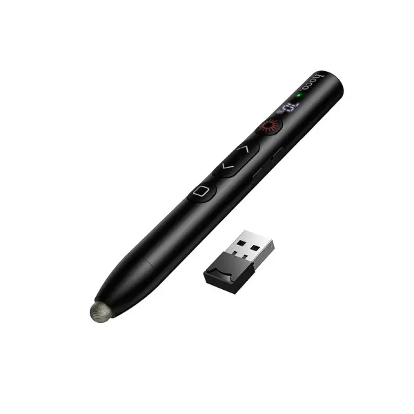 MR4_145623 Лазерний пульт hoco gm203 touch screen writing page turning pen, чорний 