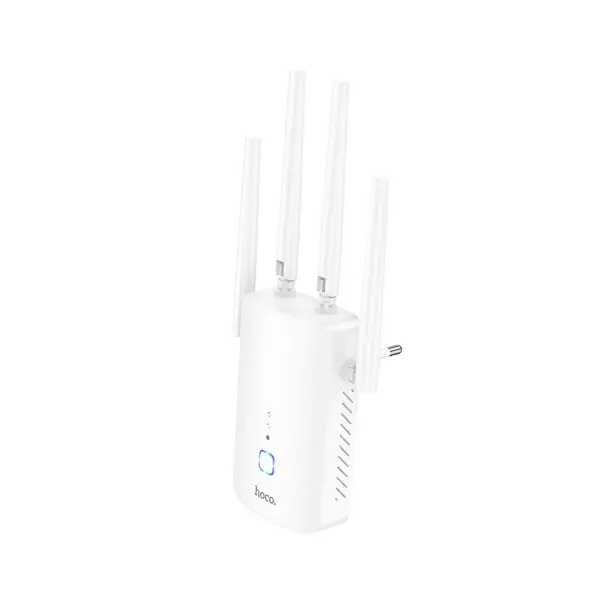 РОУТЕР WIFI HOCO HI35 WIFI4 REPEATER (EU), БІЛИЙ