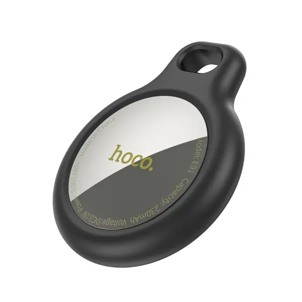 БРЕЛОК АНТИ-ВТРАТА HOCO E91 TIGER INTELLIGENT POSITIONING ANTI-LOST DEVICE, ЧОРНИЙ