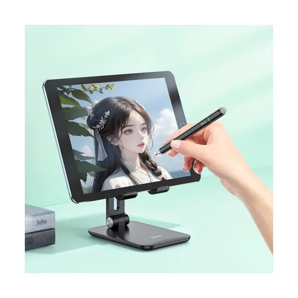 СТІЛУС HOCO GM111 COOL DYNAMIC SERIES 3IN1 PASSIVE UNIVERSAL CAPACITIVE PEN, ЧОРНИЙ