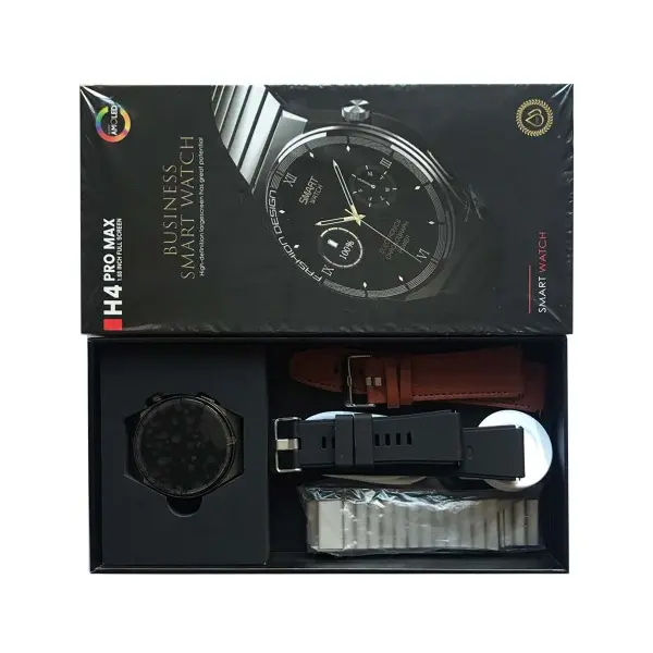 MR4_145792 Смарт-годинник smart watch kalobee h4 pro max срібний 