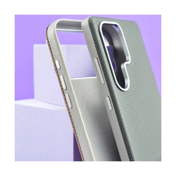 ЧОХОЛ TWO DIFFERENT LEATHER CASE MAGSAFE ДЛЯ IPHONE 16 PRO MAX, ЧОРНИЙ
