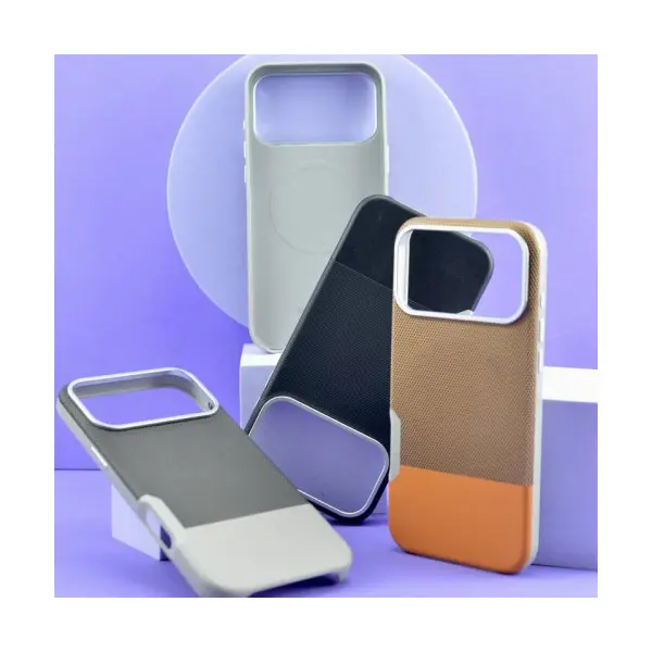 ЧОХОЛ TWO DIFFERENT LEATHER CASE MAGSAFE ДЛЯ IPHONE 15 PRO MAX CLAY