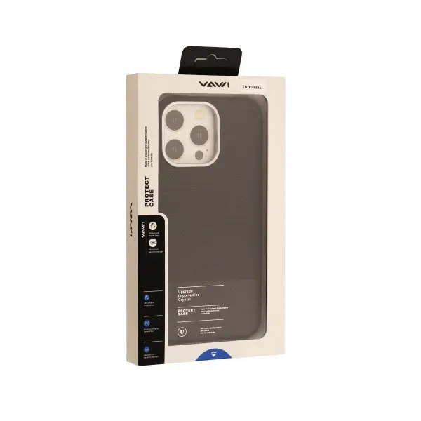 ЧОХОЛ TWO DIFFERENT LEATHER CASE MAGSAFE ДЛЯ IPHONE 16 PRO MAX, ЧОРНИЙ