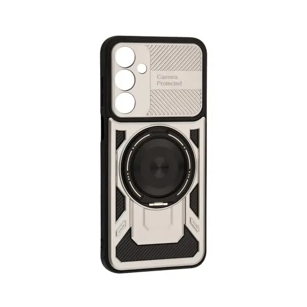 ЧОХОЛ PROTECTIVE RING MAGSAFE ДЛЯ SAMSUNG A17 4G, 5G SPACE, СІРИЙ