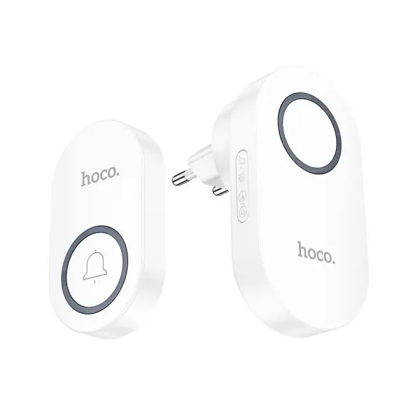 БЕЗПРОВІДНИЙ ДЗВІНОК HOCO HI25 WIRELESS DOORBELL (EU), БІЛИЙ