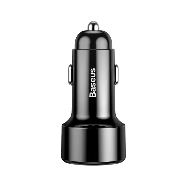 АВТОМОБІЛЬНИЙ ЗАРЯДНИЙ ПРИСТРІЙ BASEUS MAGIC SERIES PPS 2USB 45W, QC, PD, LCD, ЧОРНИЙ CCMLC20A-01