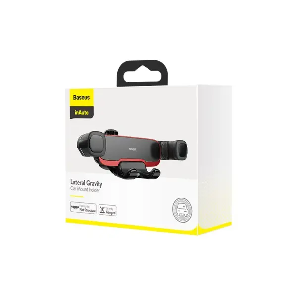 MR4_145772 Автотримач baseus mr hui gravity car mount, чорний suyl-hu01 