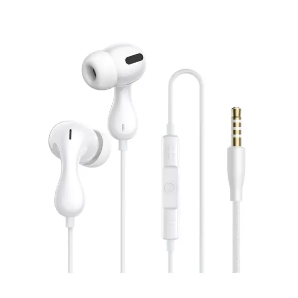MR4_145720 Навушники baseus encok hz20 3.5mm wired earphones, білий a00171500213-00 