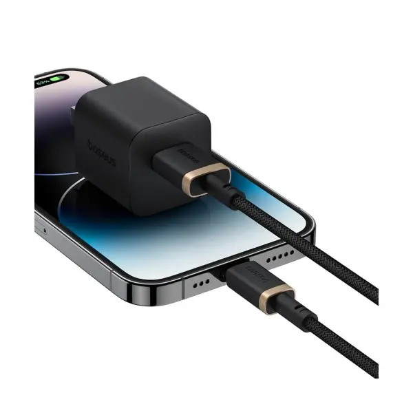 MR4_145723 Кабель baseus dura series usb-a to lightning 2.4a 1m, чорний-золотистий p10377801u01-00 