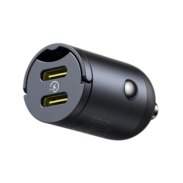 АВТОМОБІЛЬНИЙ ЗАРЯДНИЙ ПРИСТРІЙ BASEUS TINY STAR MINI CAR CHARGER 2C 30W, C00035001121-03, ЧОРНИЙ