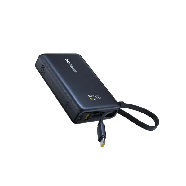 ЗОВНІШНІЙ АКУМУЛЯТОР POWER BANK BASEUS PICOGO DIGITAL DISPLAY POWER BANK 10000MAH 45W, ЧОРНИЙ P10076803123-00