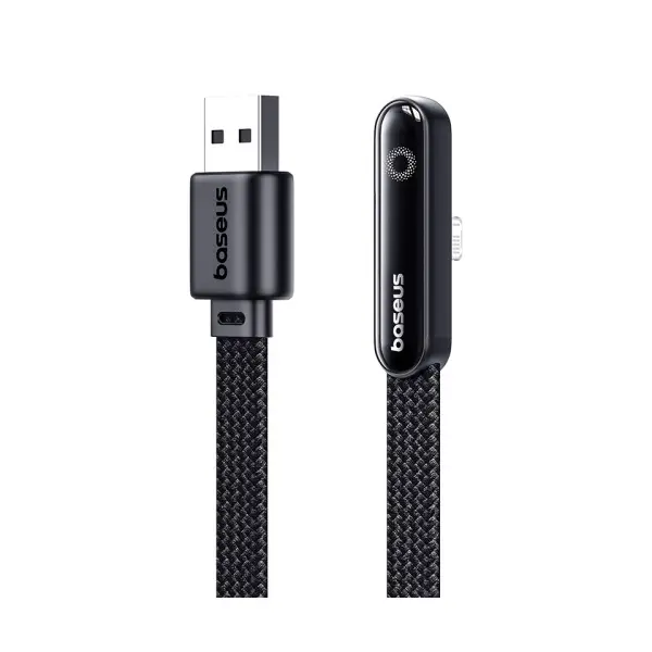 MR4_145735 Кабель baseus mvp 3 usb-a to lightning 2.4a 1m, чорний p10382503121-00 
