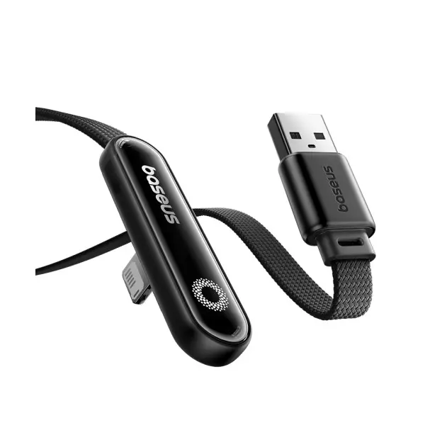 MR4_145735 Кабель baseus mvp 3 usb-a to lightning 2.4a 1m, чорний p10382503121-00 