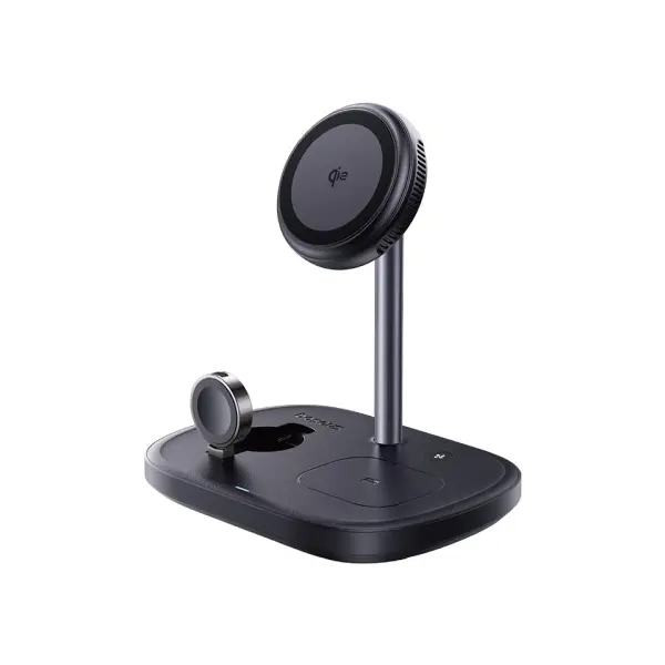 БЕЗДРОТОВИЙ ЗАРЯДНИЙ ПРИСТРІЙ BASEUS ENERFILL FS41 3IN1 WIRELESS CHARGING STAND, ЧОРНИЙ P10281904123-01